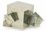 Natural Pyrite Cube Cluster - Spain #227687-1